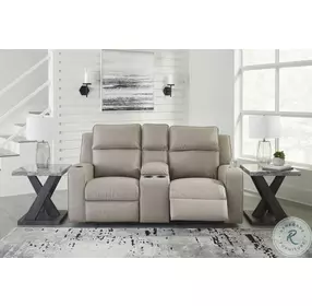 Lavenhorne Pebble Reclining Console Loveseat