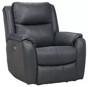 Marquis Horizon Leather Power Recliner with Power Headrest and USB Charging