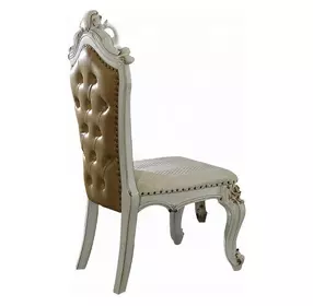 Picardy Butterscotch Upholstered Side Chair with Nailhead Trim Set of 2