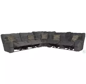 Ashland Granite Lay Flat 3 Piece Power Reclining Sectional