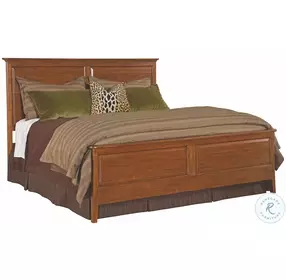 Cherry Park Natural Panel Bedroom Set