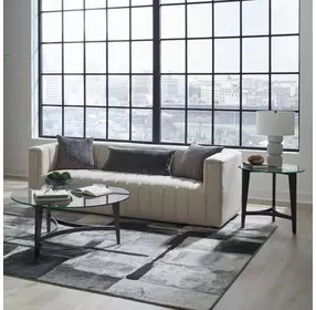 Verano Espresso Round End Table
