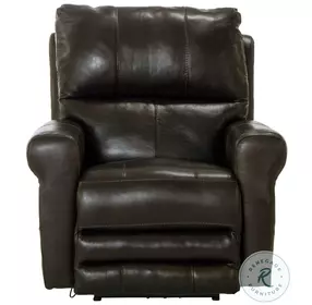 Hoffner Chocolate Lay Flat Power Recliner