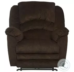 Rialto Chocolate Lay Flat Power Recliner