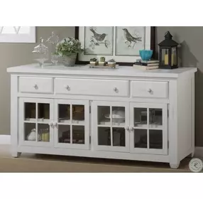 Madaket Distressed Posh White TV Stand