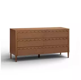 Oodle Walnut 6 Drawer Dresser