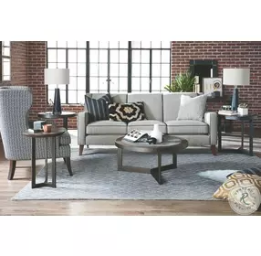 Graystone Rustic Dark Oak And Wrought Iron Metal Sofa Table