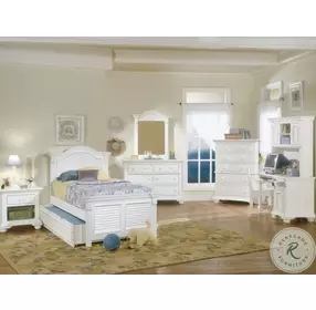 Cottage Traditions White Open Nightstand