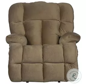 Cloud 12 Camel Lay Flat Power Recliner