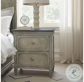 Bellagio Versaille and Elm Two Drawer Nightstand