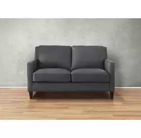 Arden Quartz Leather 60" Loveseat