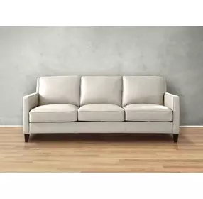Arden Vanilla Leather 86" Sofa