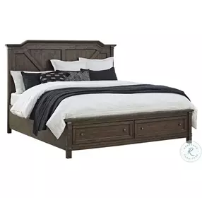 Farmwood Whiskey Barrell Panel Storage Bedroom Set