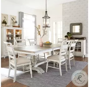 Whitney Antique Linen And Weathered Gray Display Cabinet