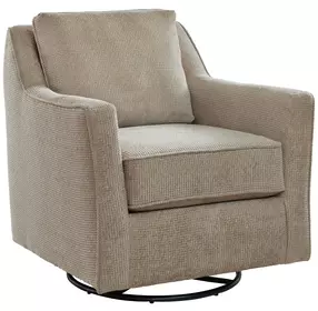 Seluna Truffle Beige Upholstered Accent Chair