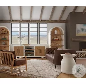 Big Sky White Urn Spot Table