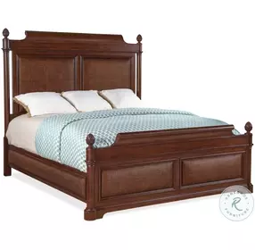 Charleston Maraschino Cherry Panel Bedroom set