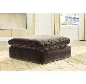 Maxton Heights Bittersweet Upholstered Square Oversized Accent Ottoman