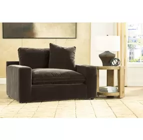 Maxton Heights Bittersweet Upholstered Chair and A Half with Pillow