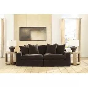 Maxton Heights Bittersweet 2 Piece Modular Sectional Sofa with Pillows