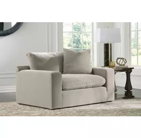 Maxton Heights Pebble Upholstered Chair and A Half with Pillow