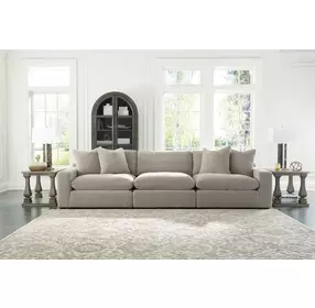 Maxton Heights Pebble 3 Piece Modular Sectional Sofa