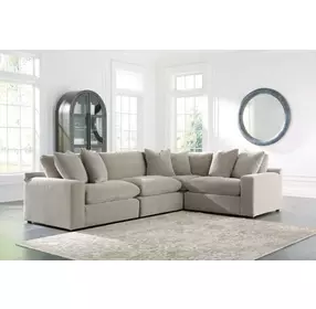 Maxton Heights Pebble 4 Piece Modular Sectional