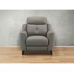 Cordell Slate Leather Zero Gravity Power Recliner with Power Headrest and USB Charging