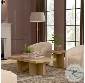 Donte Natural Rectangular Coffee Table