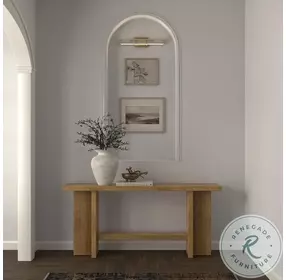 Donte Oak Console Table