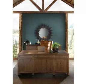 Timberline Medium Brown 72" Executive Desk