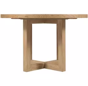 Driftwood Light Brown 48" Round Dining Room Set