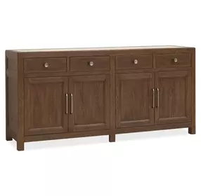 Driftwood Medium Brown 4 Door Buffet