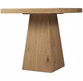 Driftwood Light Brown Square End Table