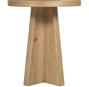 Timberline Light Brown Round End Table