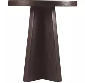 Timberline Black Round End Table