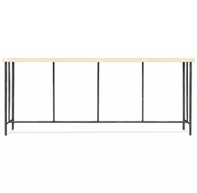 Driftwood Beige And Gray 80" Console Table