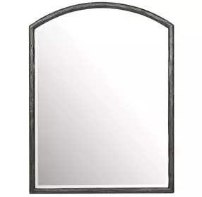 Driftwood Gray Arched Vertical Mirror