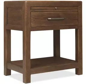 Timberline Medium Brown 1 Drawer Nightstand