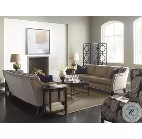 Elise Amaretto Oval Hand Rubbed End Table