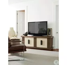 Curated Jensen Brompton Brown Leather Accent Chair