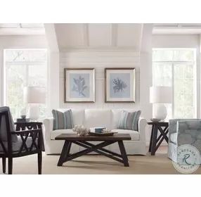 Modern Classics Driftwood And Black Crossfit End Table