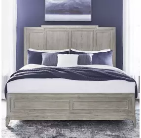 Newbury Sanctuary White King Panel Bed