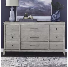 Newbury Sanctuary White 9 Drawer Dresser