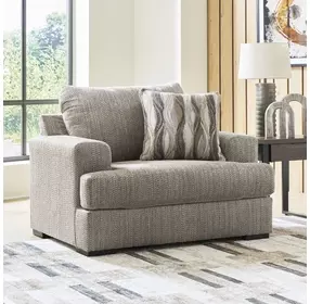 Jasmine Grove Fossil Upholstered Chair and A Half with Pillow