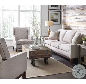 Modern Classics Brown Industrial Cart Cocktail Table