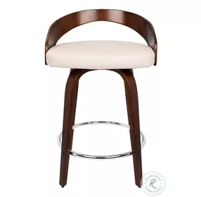 Grotto White Counter Height Stool Set Of 2