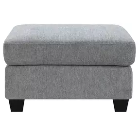 Baldwin Dalton Graphite Upholstered Rectangular Ottoman