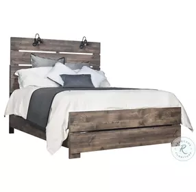 Misty Lodge Greige Panel Bedroom Set