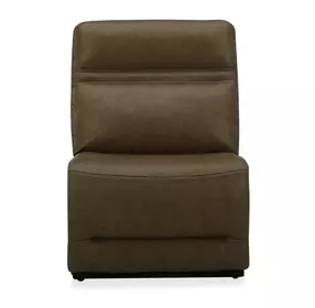 Cooper Camel Leather Armless Chair